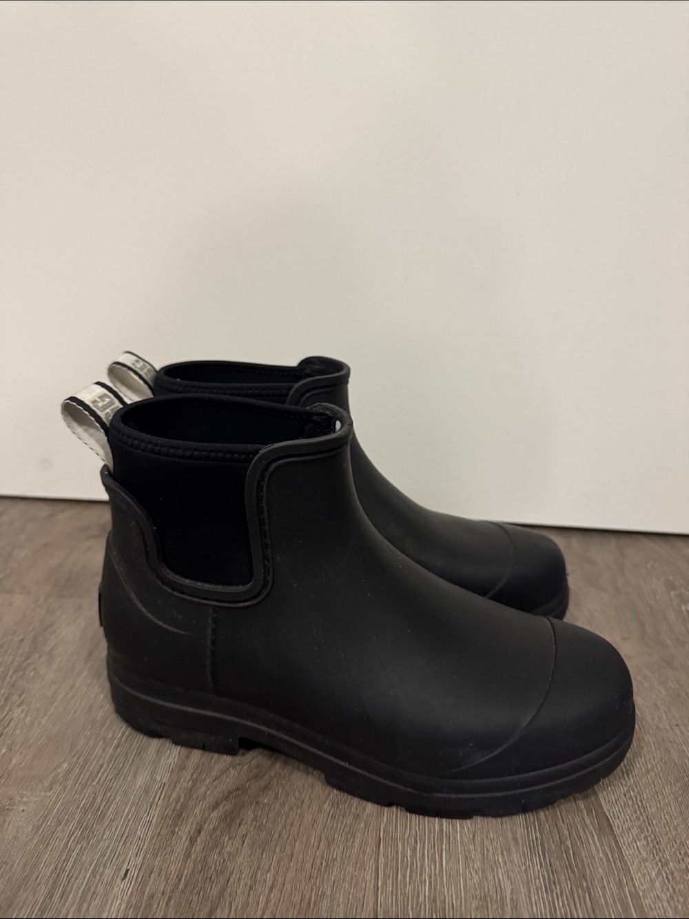 UGG Women's Black Chelsea Rain Ankle Boots